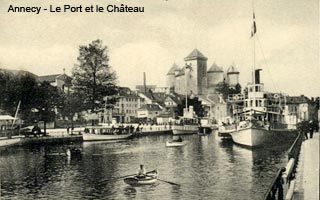 Carte postale d'Annecy.