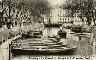 Carte postale d'Annecy.