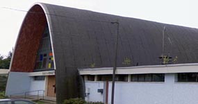 Eglise Ste Bernadette inaugurée en 1962.