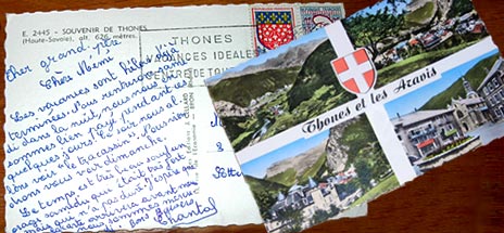 Carte postale de Thônes.